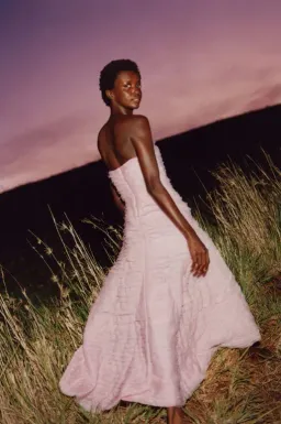 Aje Soundscape Maxi Dress in Chalk Pink Size 8 for rent on The Volte - image 7