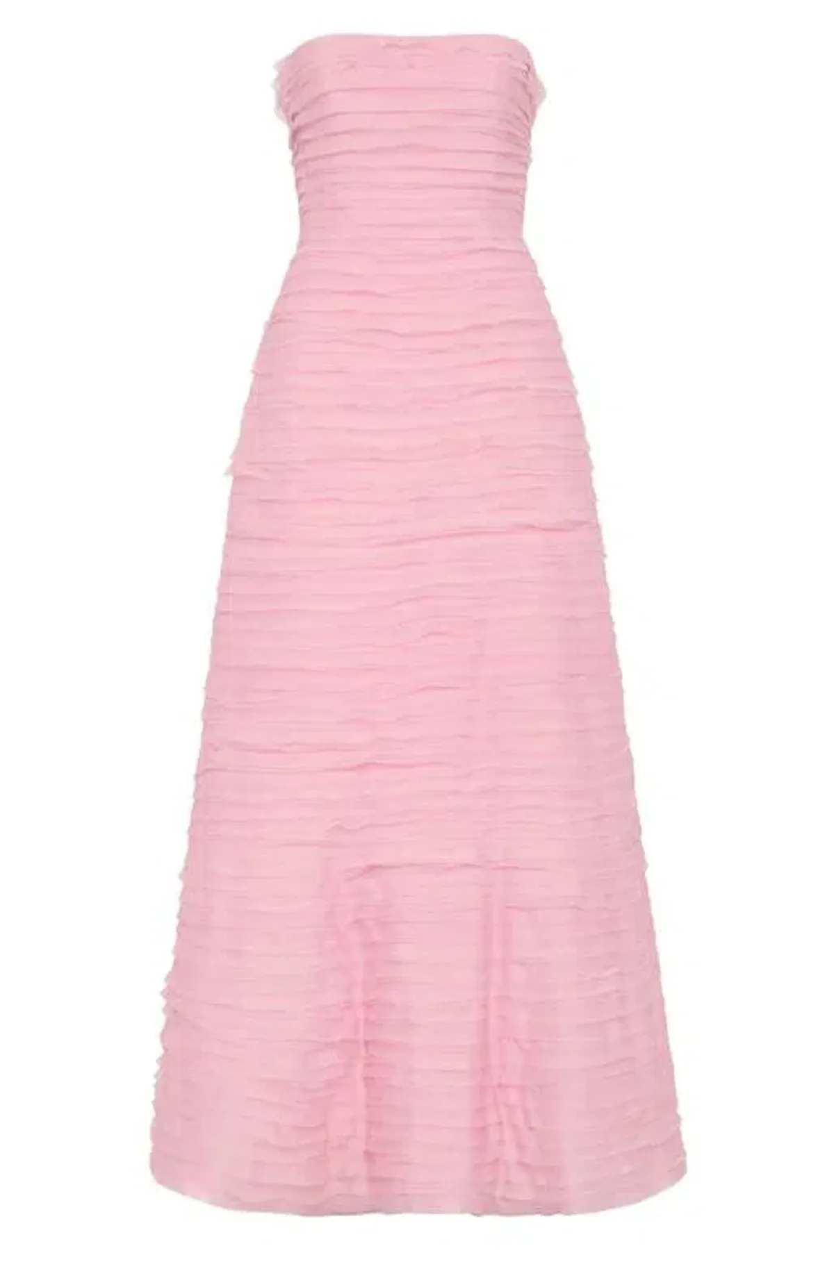 Aje Soundscape Maxi Dress in Chalk Pink Size 8 - Image 8