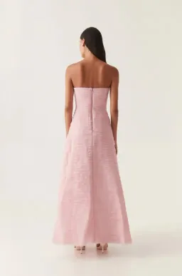 Aje Soundscape Maxi Dress in Chalk Pink Size 8 for rent on The Volte - image 3