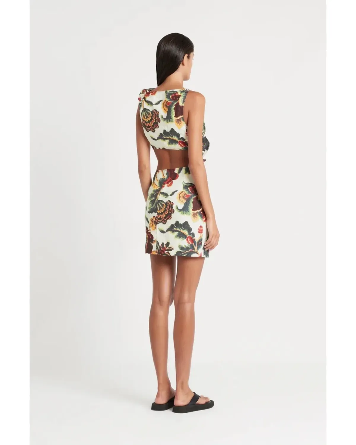 Sir the Label Ambroise Mini Dress Floral Size AU 10 - Image 2