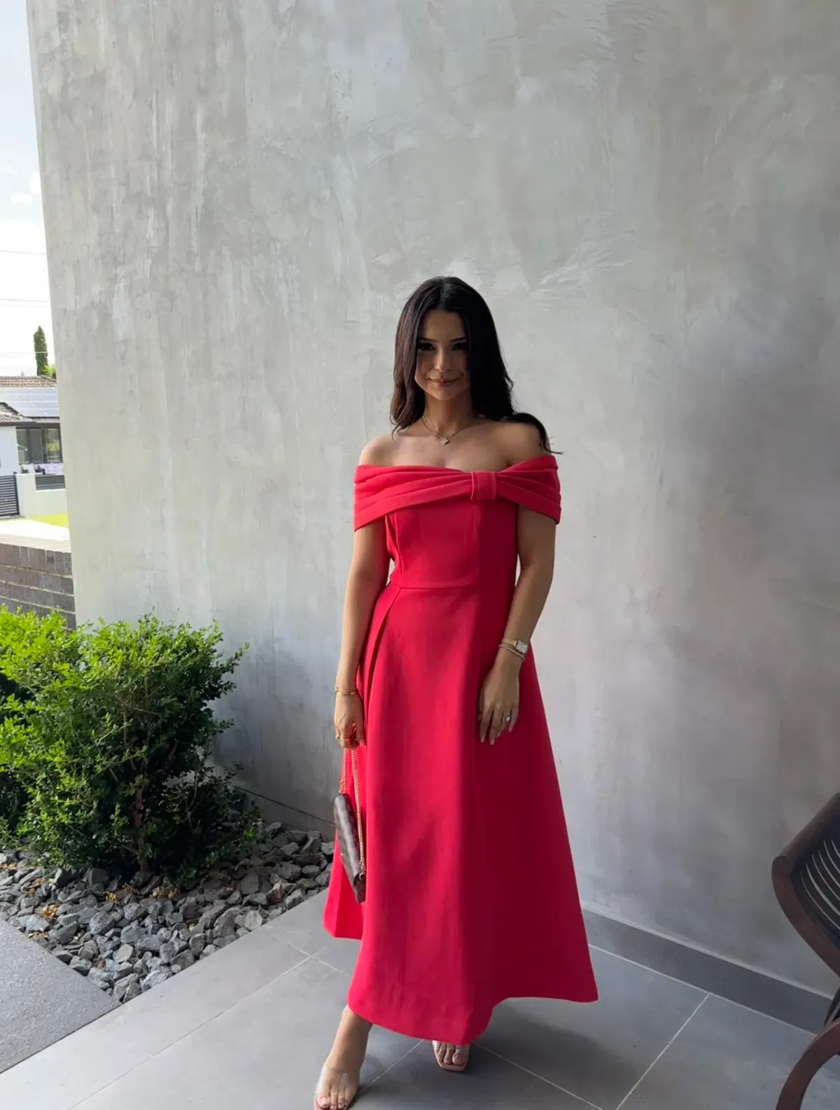 Mossman Wistful Maxi Dress in Watermelon Size 10 - Image 1