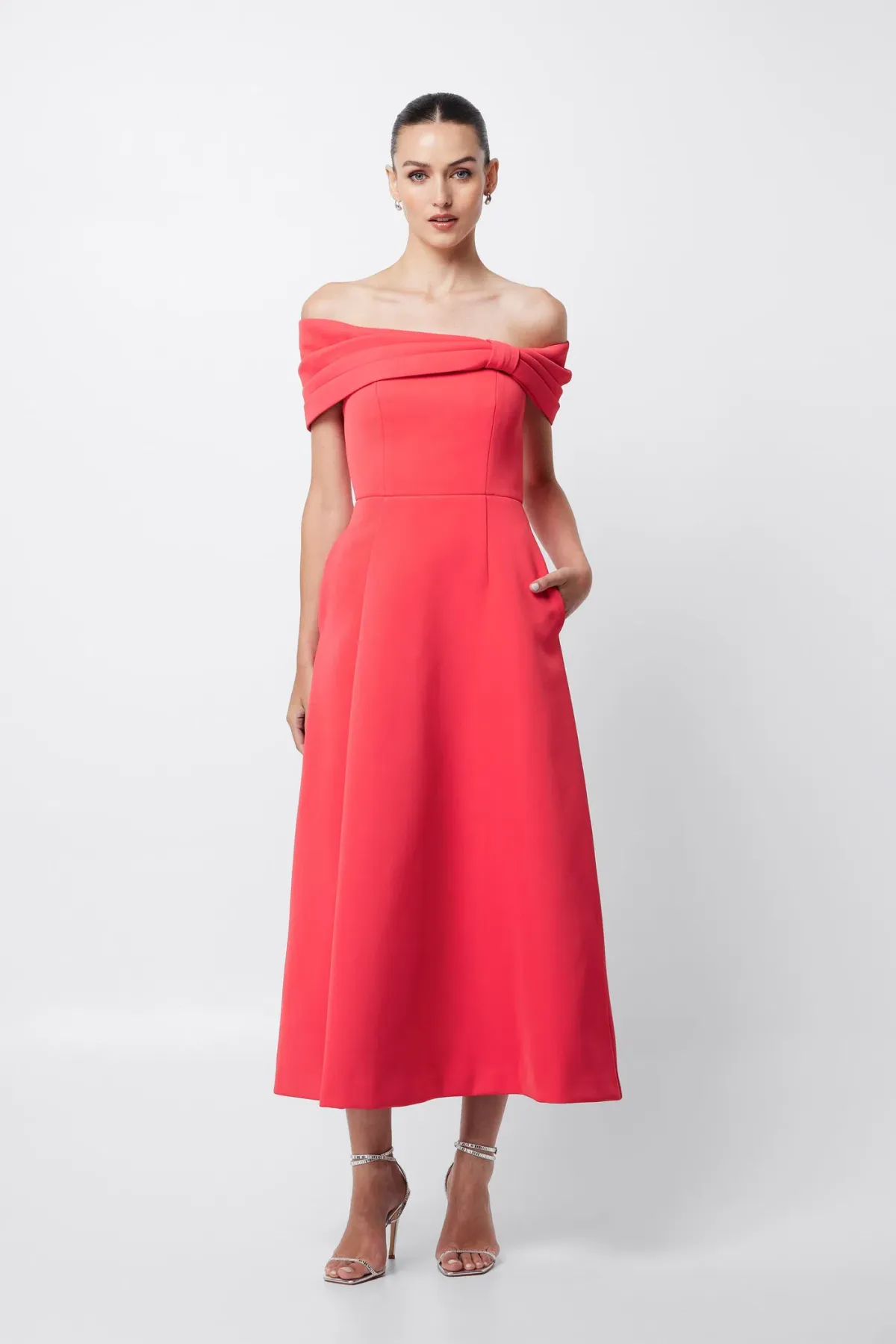 Mossman Wistful Maxi Dress in Watermelon Size 10 - Image 2