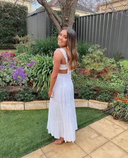 Bec & Bridge Koa Top Size 8 and Skirt Size 6 Set White for rent on The Volte - image 1