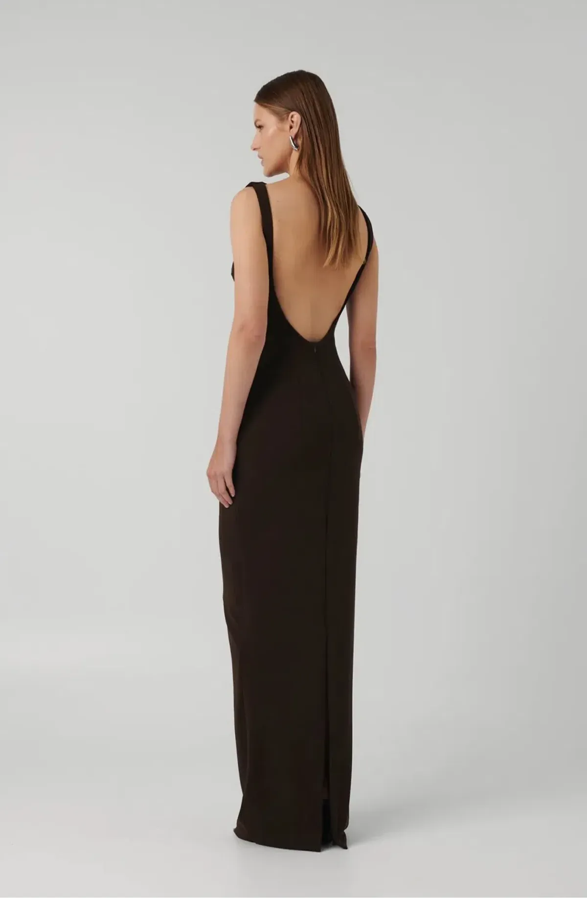 Effie Kats Verona Gown Coffee Size S/8 - Image 3