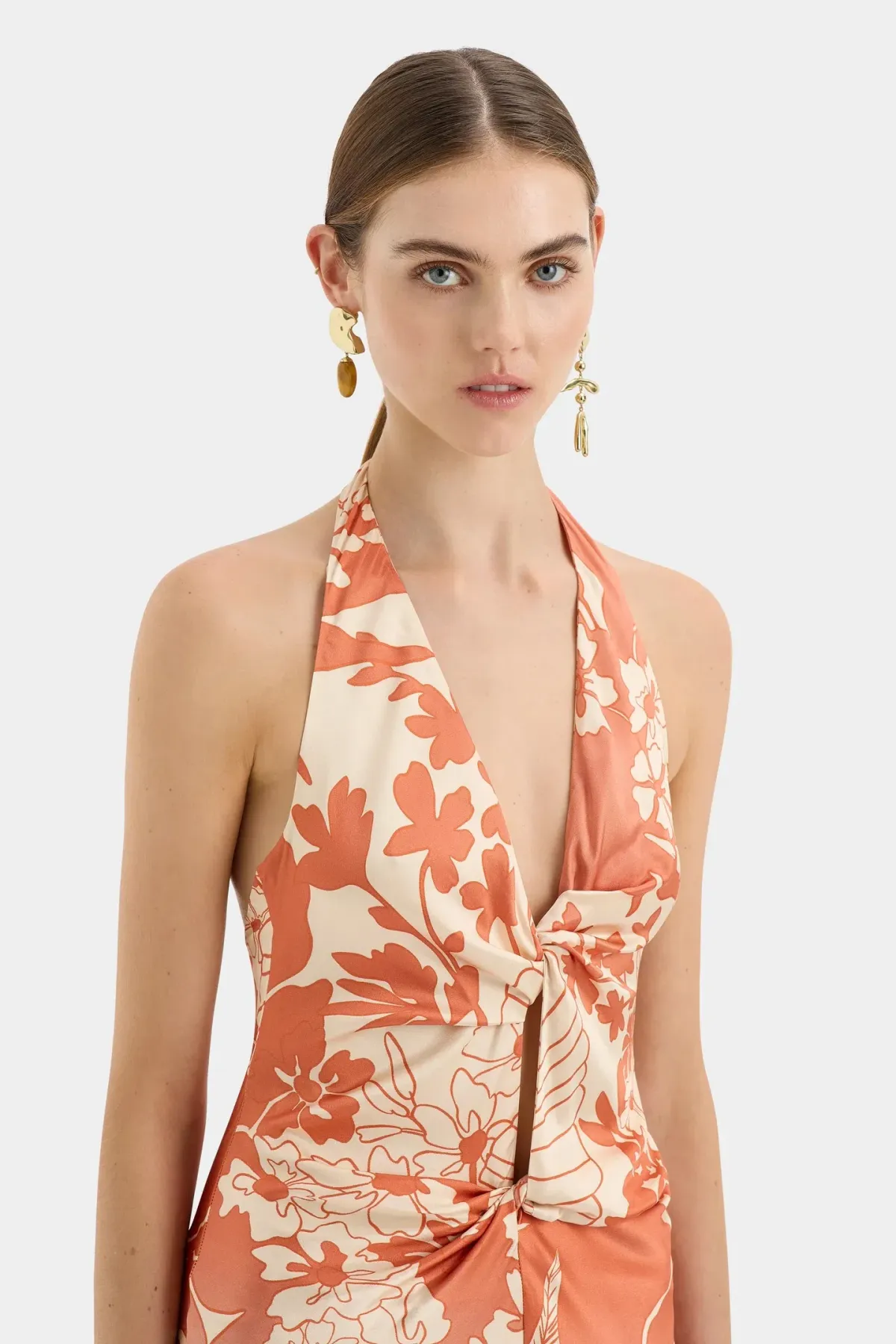 Sir The Label Como Twist Dress Paradiso Print Size 6 - Image 4