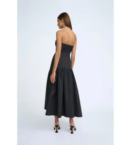 By Johnny Roberta Frill Strapless Gown Black Size 6 for rent on The Volte - image 2
