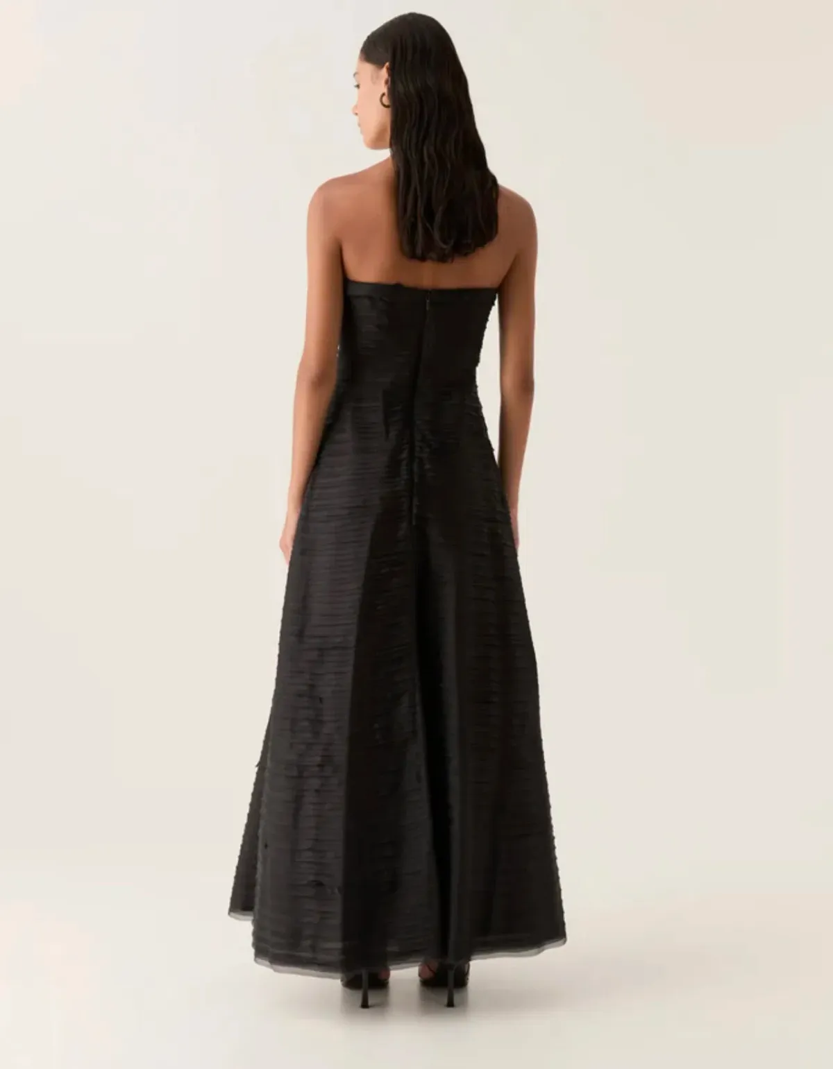 AJE Soundscape Maxi Dress Black Size AU 8 - Image 3