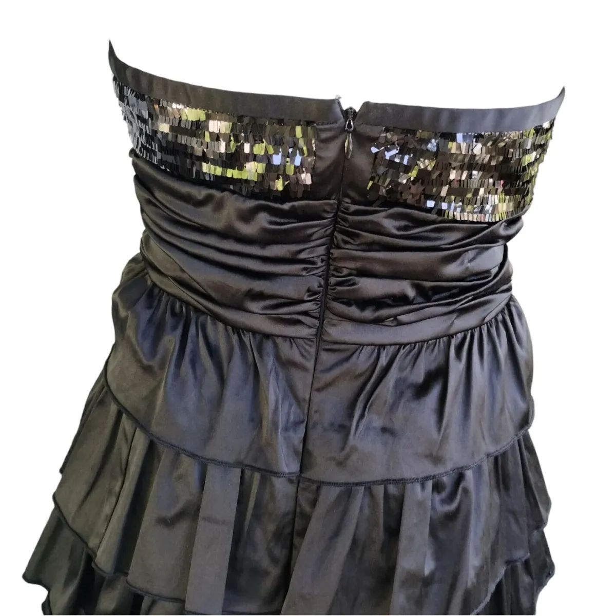 Elle Zeitoune Christina Mini Dress Black Size 10 - Image 7