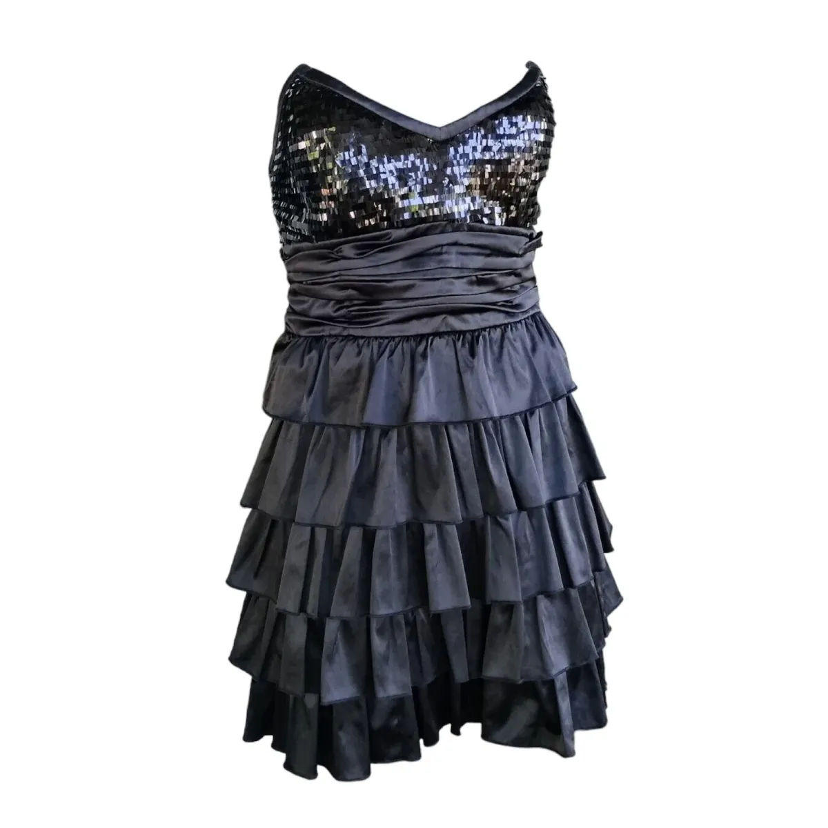 Elle Zeitoune Christina Mini Dress Black Size 10 - Image 4
