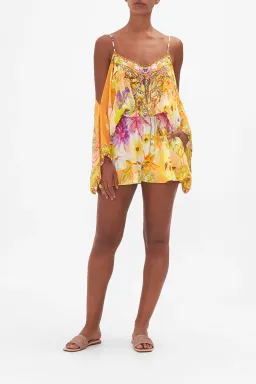 Camilla Franks Drop Shoulder Playsuit How Does Your Garden Grow Size M / AU 12 for rent on The Volte - image 1