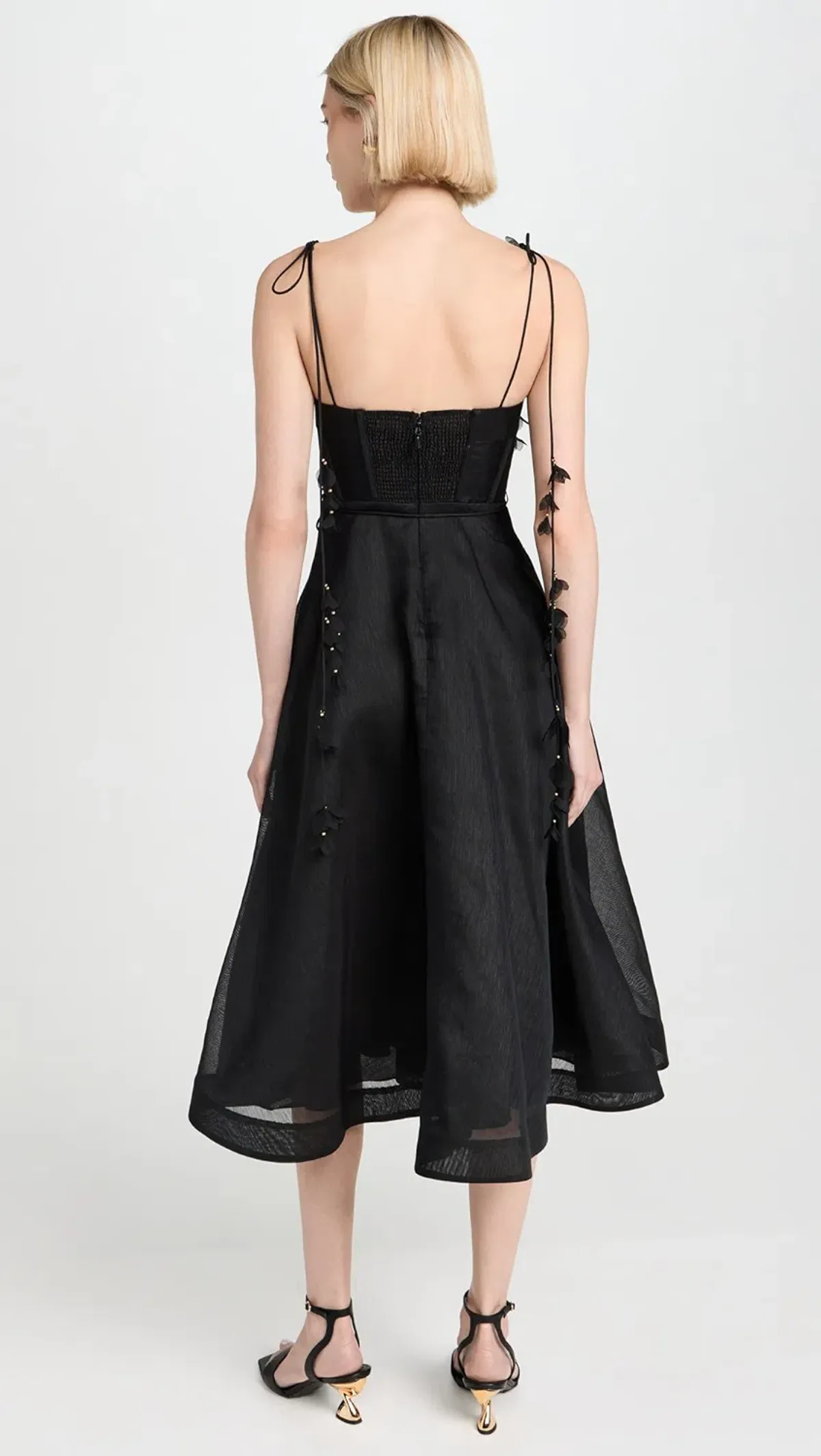 Zimmermann Natura Corset Midi Dress Black Size 3 / AU 14 - Image 5