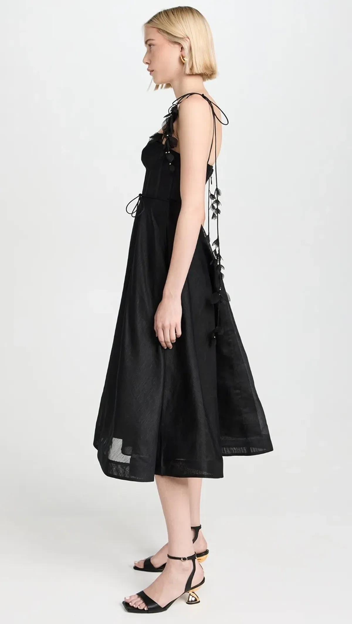 Zimmermann Natura Corset Midi Dress Black Size 3 / AU 14 - Image 4
