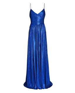 Retrofete Doss Dress Metallic Cobalt Blue Size M / AU 10 for rent on The Volte - image 3