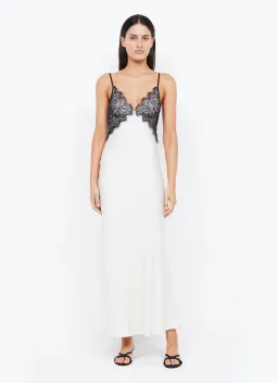 Bec & Bridge Emery Lace Maxi Dress Ivory/Black Size 12 for rent on The Volte - image 1