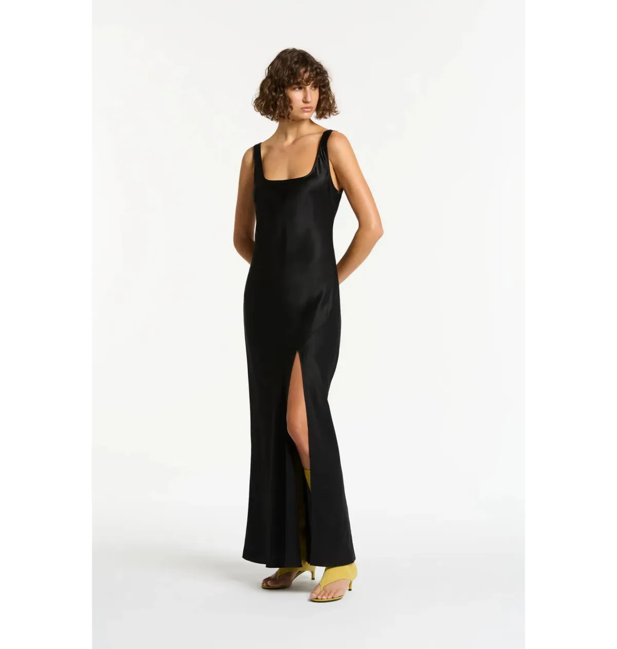 Sir the Label Editta Bias Dress Black Size 0 / AU 6 - Image 1