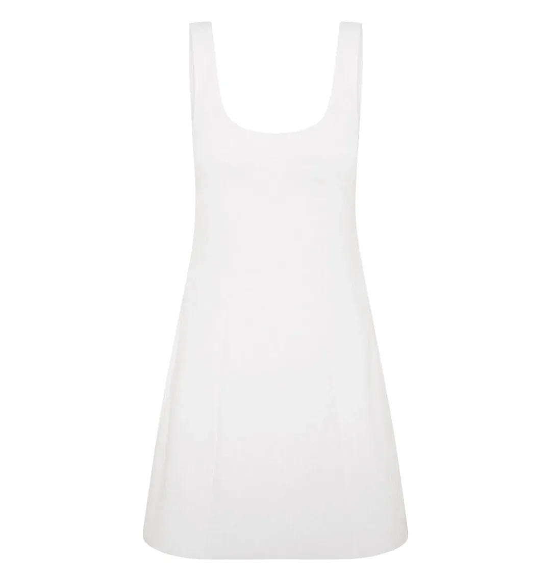 Anna Quan Riona Carta Mini Dress White Size L / AU 12 for rent on The Volte - main image