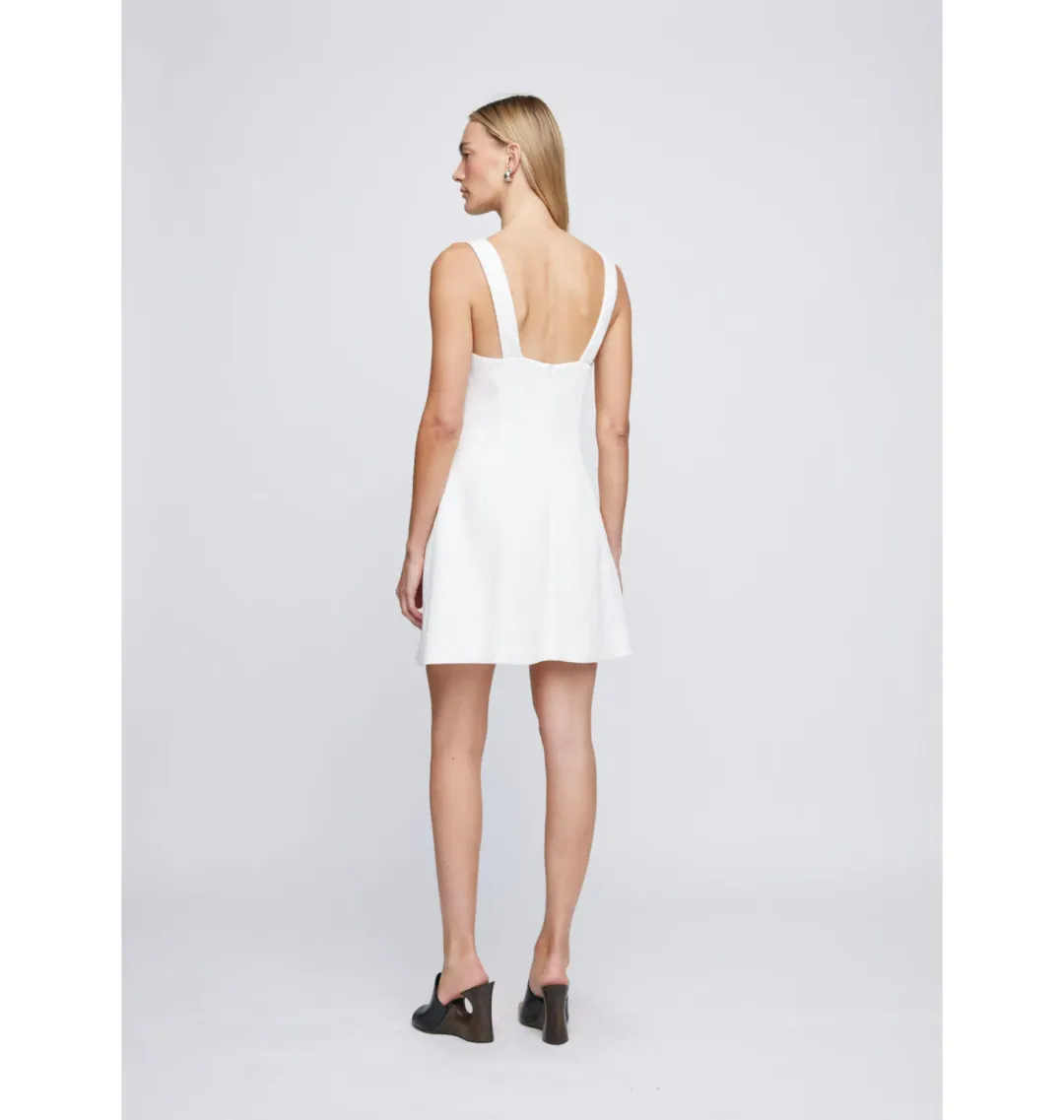 Anna Quan Riona Carta Mini Dress White Size L / AU 12 for rent on The Volte - main image