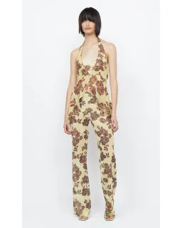 Bec & Bridge Malibu Halter Top Citrus Plum Floral Size S / AU 8 for rent on The Volte - image 1