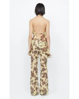 Bec & Bridge Malibu Halter Top Citrus Plum Floral Size S / AU 8 for rent on The Volte - image 4