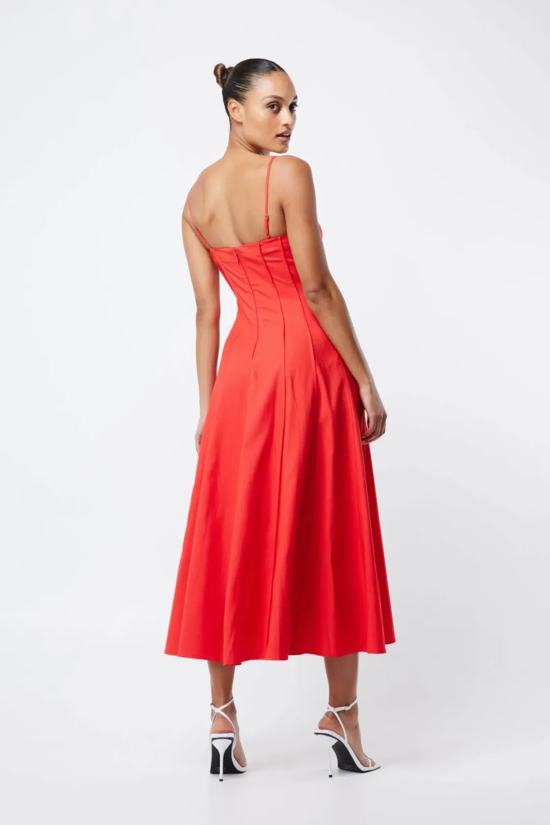 Mossman Skyline Maxi Dress Red Size AU 10 for rent on The Volte - main image