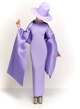 Solace London Lyana Maxi Dress Lilac Size 8 for rent on The Volte - image 2