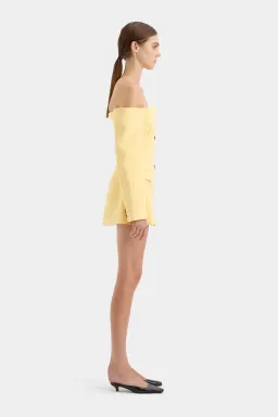 Sir the Label Sandrine Tailored Mini Dress in Limone Size 1 / AU 8 for rent on The Volte - image 18