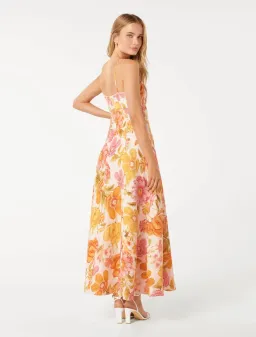 Forever New Vayda Strap Midi Sun Dress Size 8 for rent on The Volte - image 2