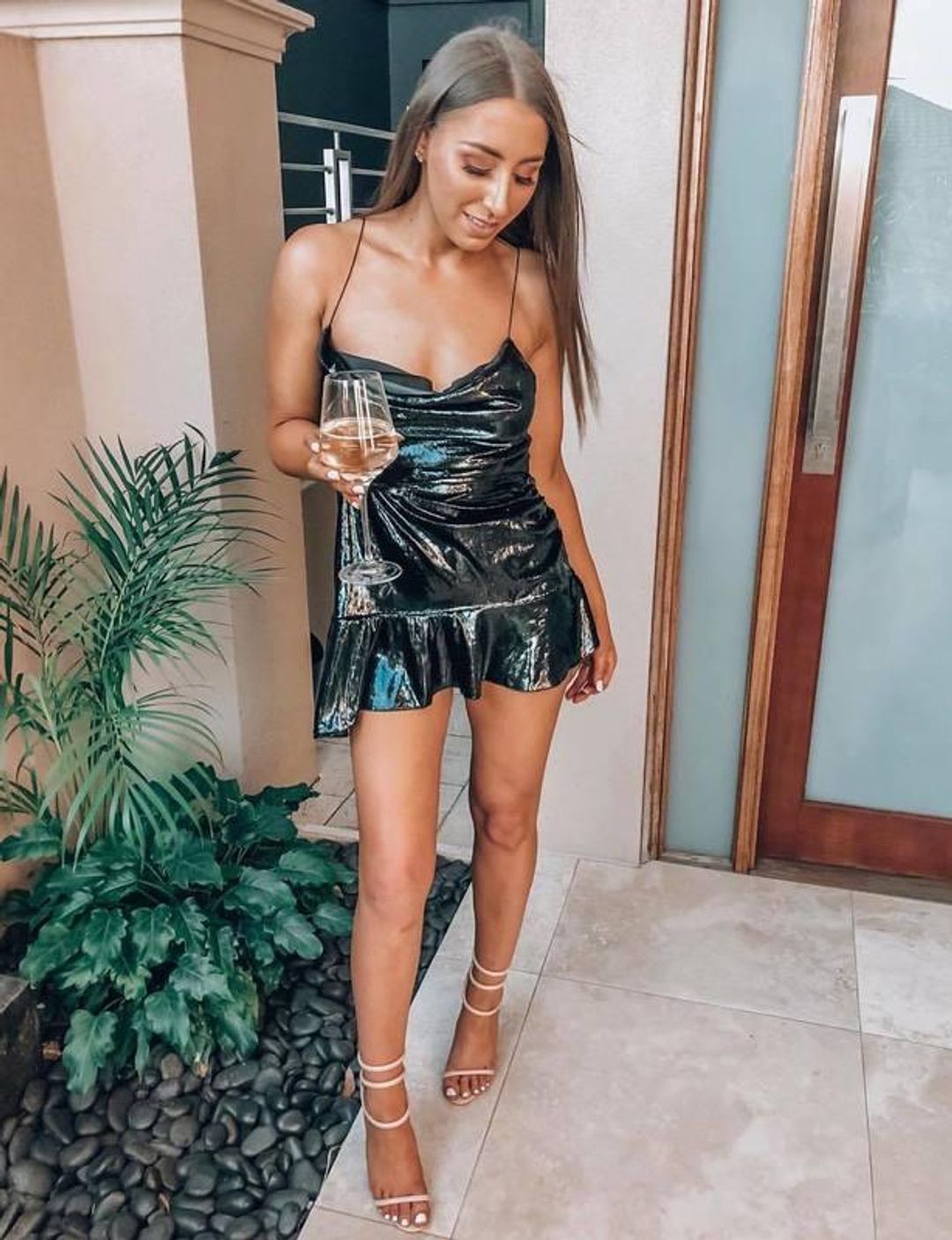 Bec & Bridge Into the Groove Mini Dress | Deep Emerald Green | Size 8 for rent on The Volte - main image