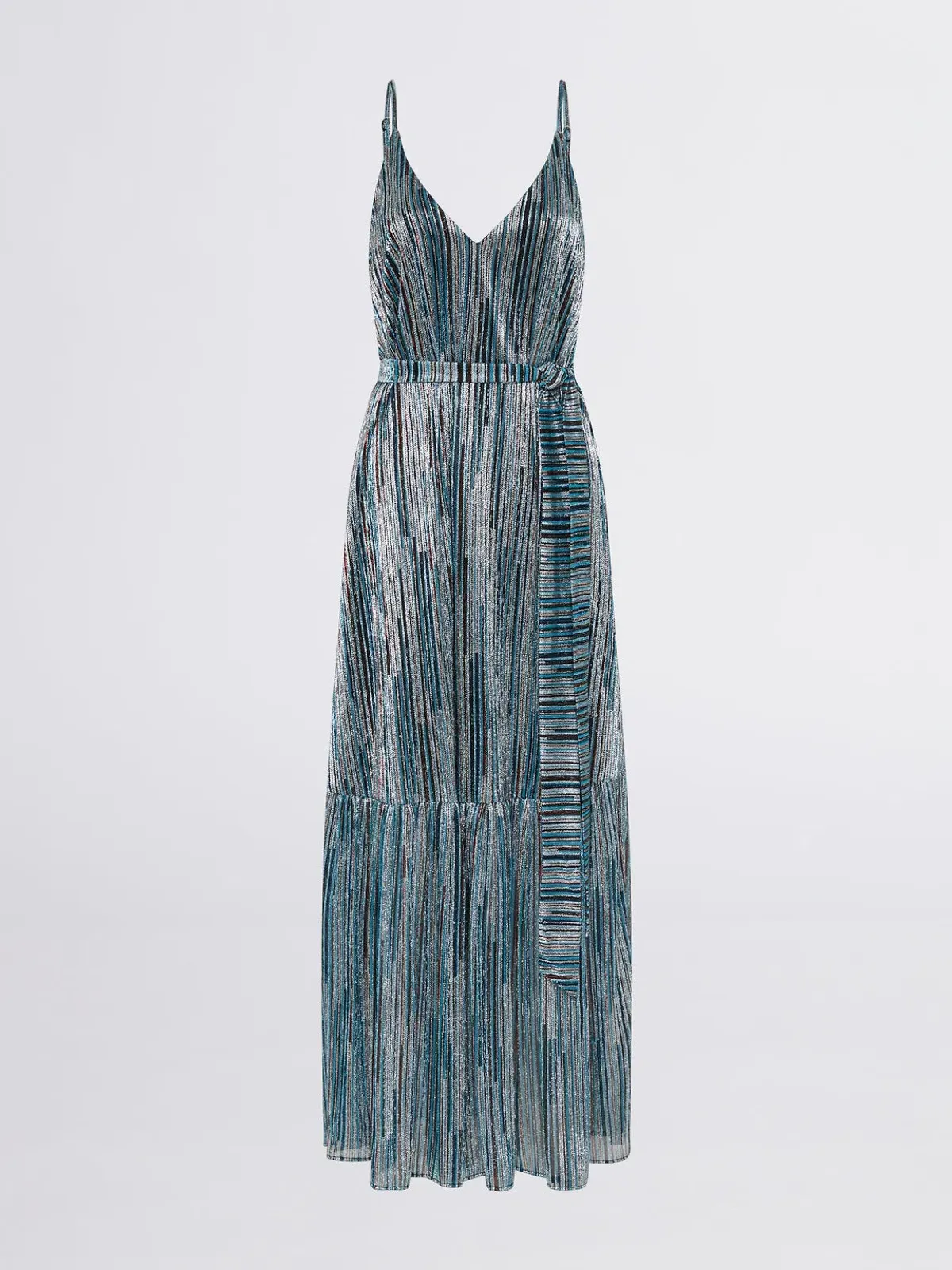 Sheike Starlight Dress Blue Metallic Size 6 - Image 1