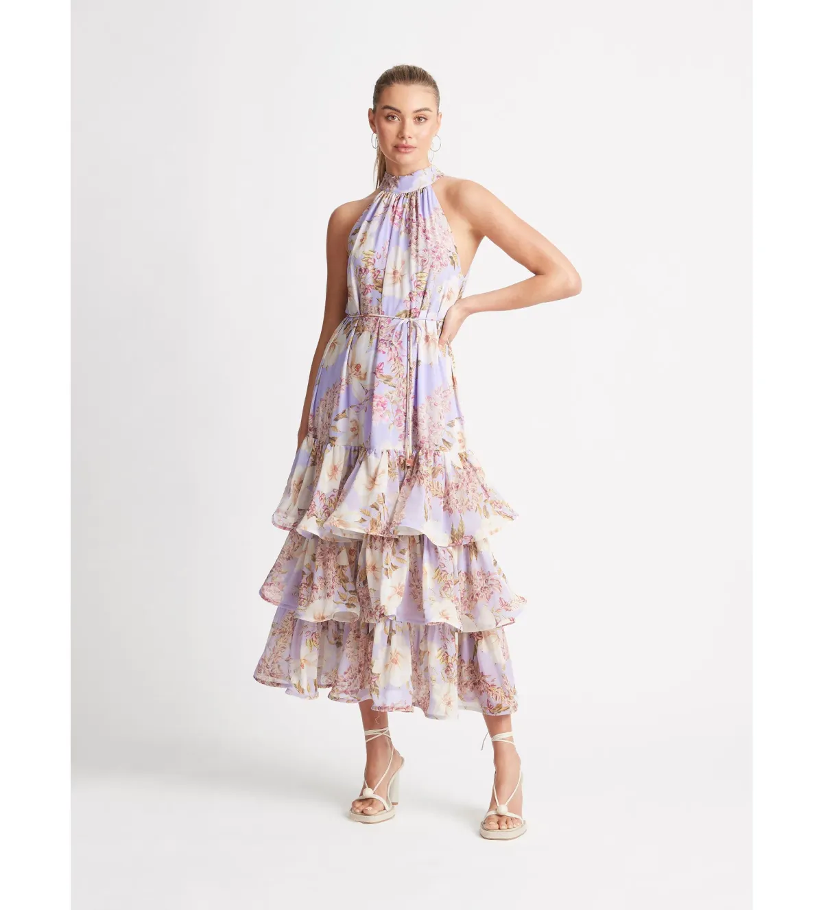 Sheike Eves Garden Maxi Dress Floral Size 6 - Image 1