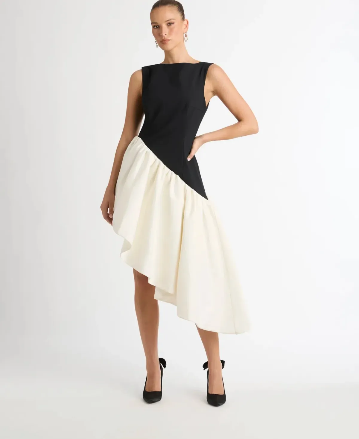 Sheike Gemini Dress Black/White Size 6 - Image 1