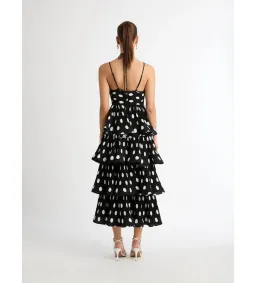 Sheike Julia Polka Dot Dress Black Size 6 for rent on The Volte - image 2