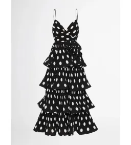 Sheike Julia Polka Dot Dress Black Size 6 for rent on The Volte - image 3