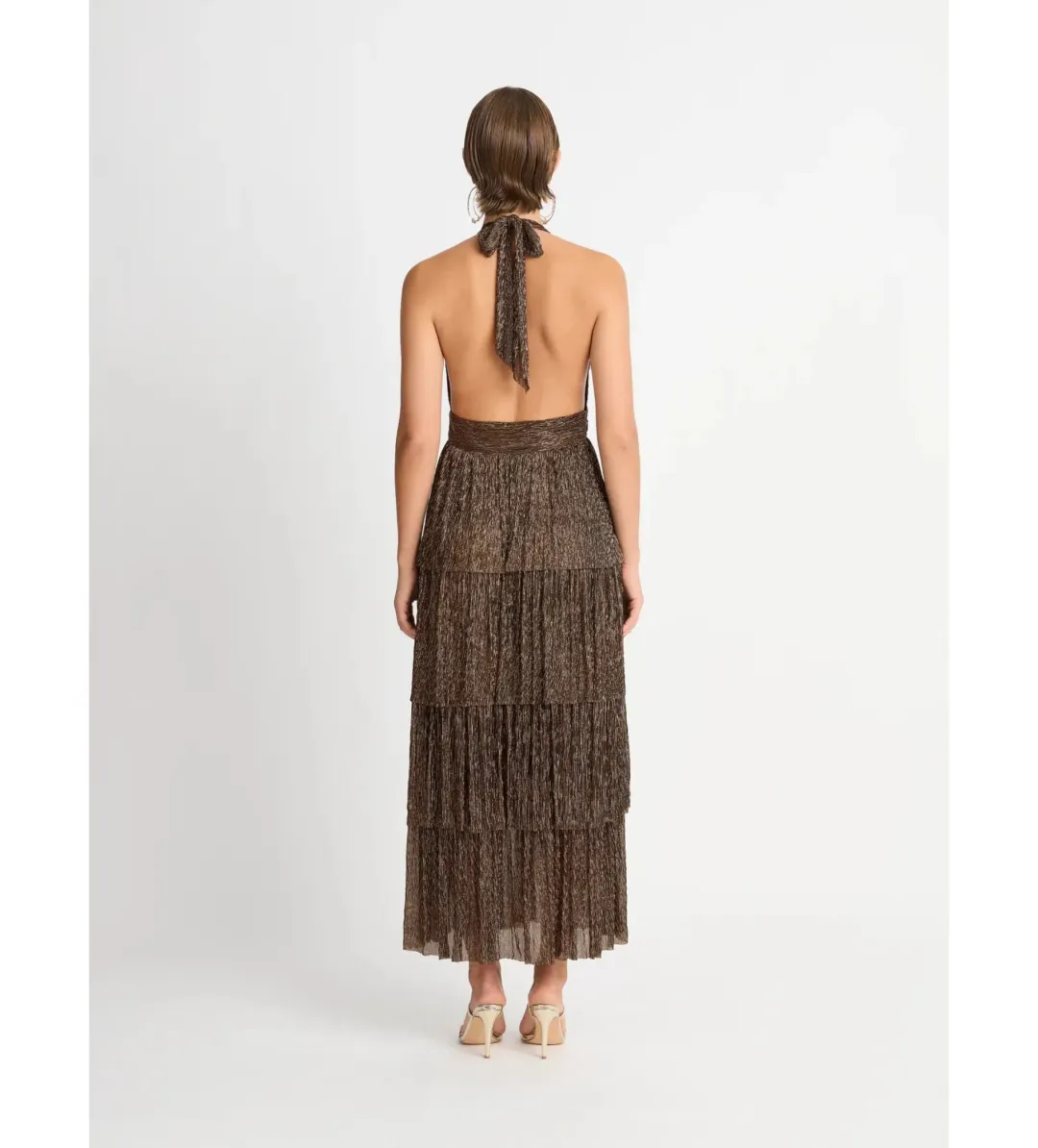 Sheike Galaxy Dress Bronze Size 6 for rent on The Volte - main image