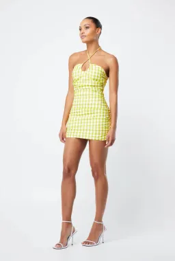 Mossman Check On It Dress Green Size 10 for rent on The Volte - image 5
