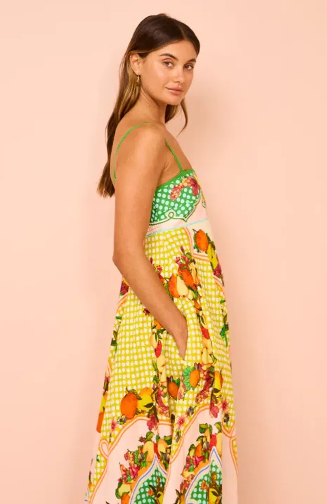 Alemais Lemonis Sundress In Multi Size 8 for rent on The Volte - main image