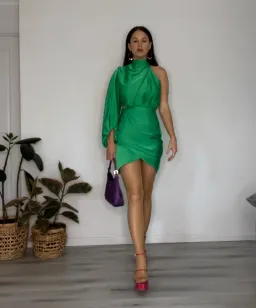 Sheike Juliette Dress Green Size 6 for rent on The Volte - image 4