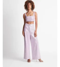 Sheike Cleo Sequin Top Size 8 & Pant Size 6 Set Lilac for rent on The Volte - image 1