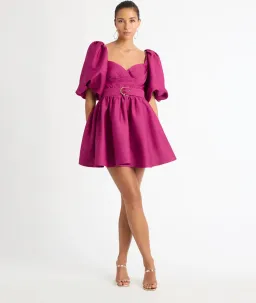 Sheike Sienna Party Dress Raspberry Size 6 for rent on The Volte - image 1