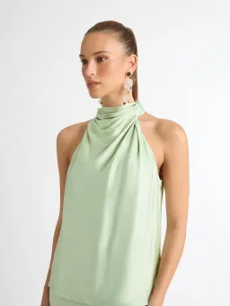 Sheike Stella Longline Top Size 6 and Gracie Skirt Size 8 Set Sage for rent on The Volte - image 2