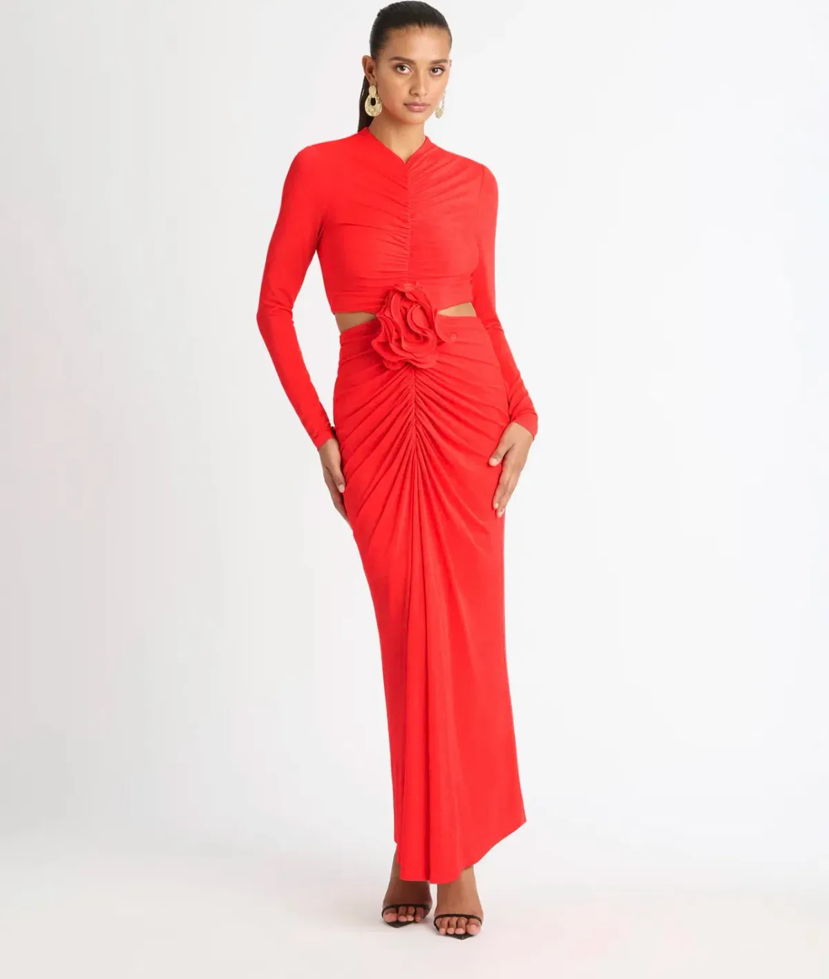 Sheike Signature Maxi Dress Red Size 6 - Image 1