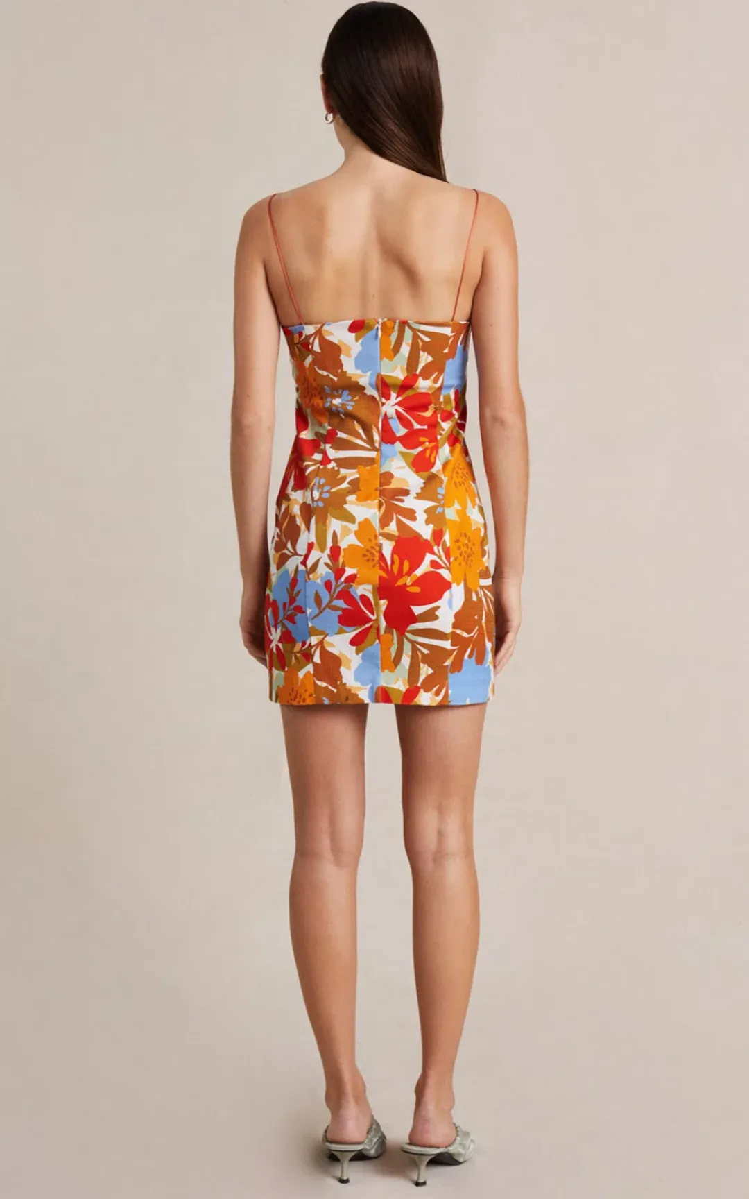 Bec & Bridge Cha Cha Mini Dress Floral Size 8 for rent on The Volte - main image