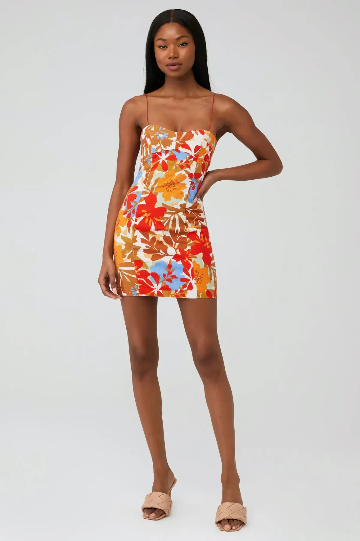 Bec & Bridge Cha Cha Mini Dress Floral Size 8 for rent on The Volte - main image