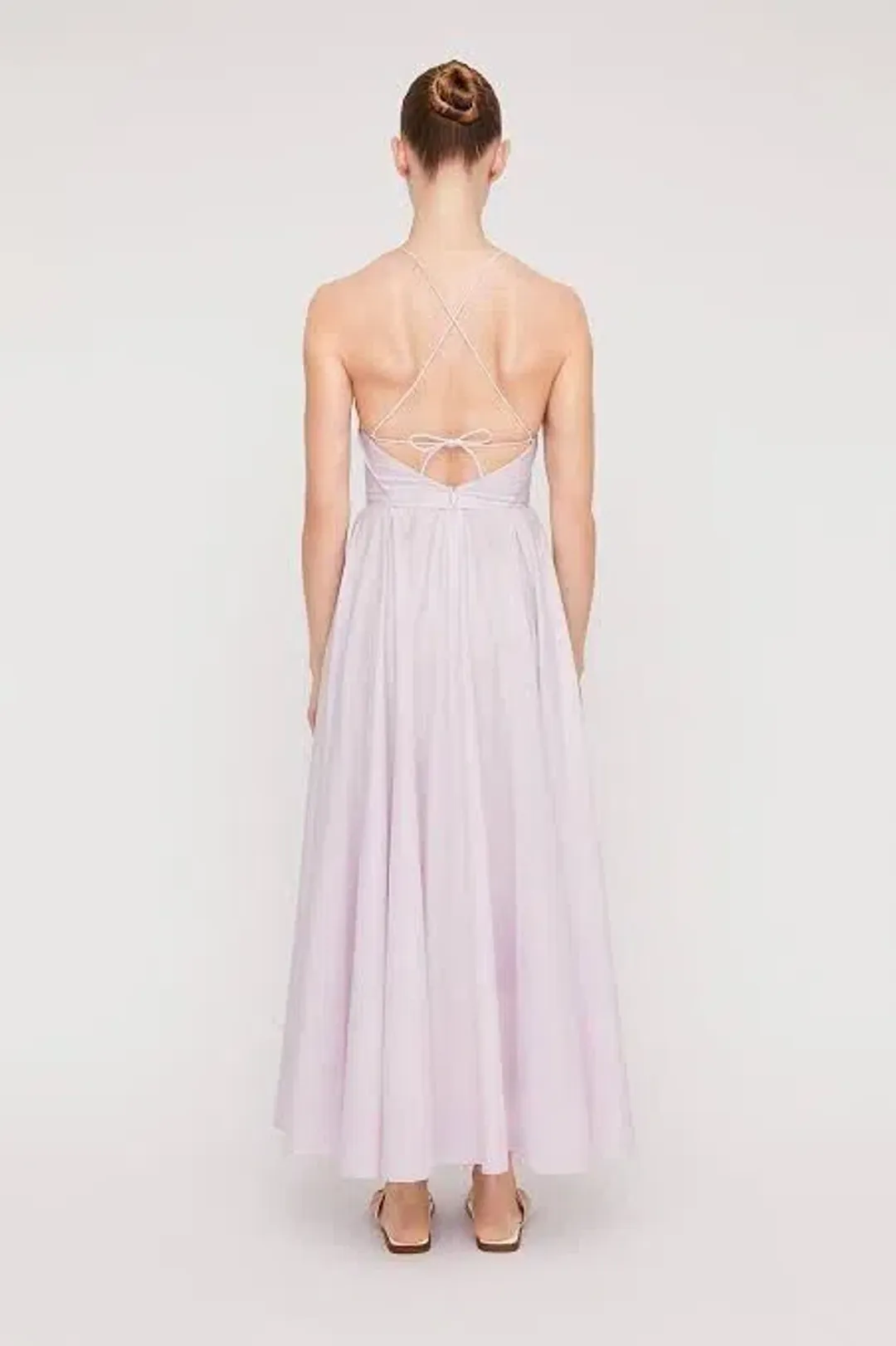 Scanlan Theodore Parachute Cotton Strappy Dress Lilac Size XS / AU 6 for rent on The Volte - main image
