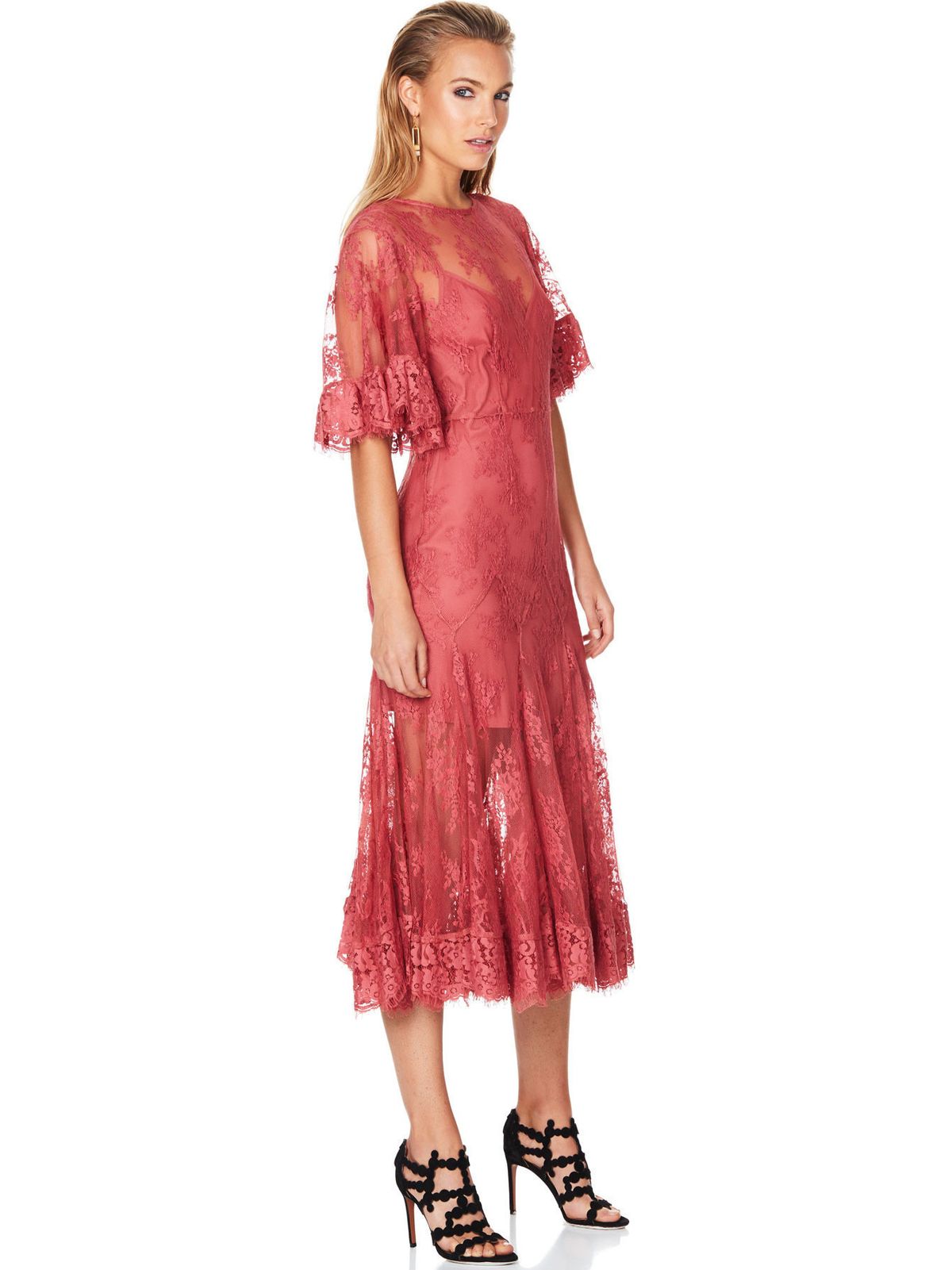 Talulah Blind Love Midi Dress for rent on The Volte - main image