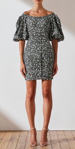 Shona Joy Parker Linen Fitted Mini Dress for rent on The Volte - image 1