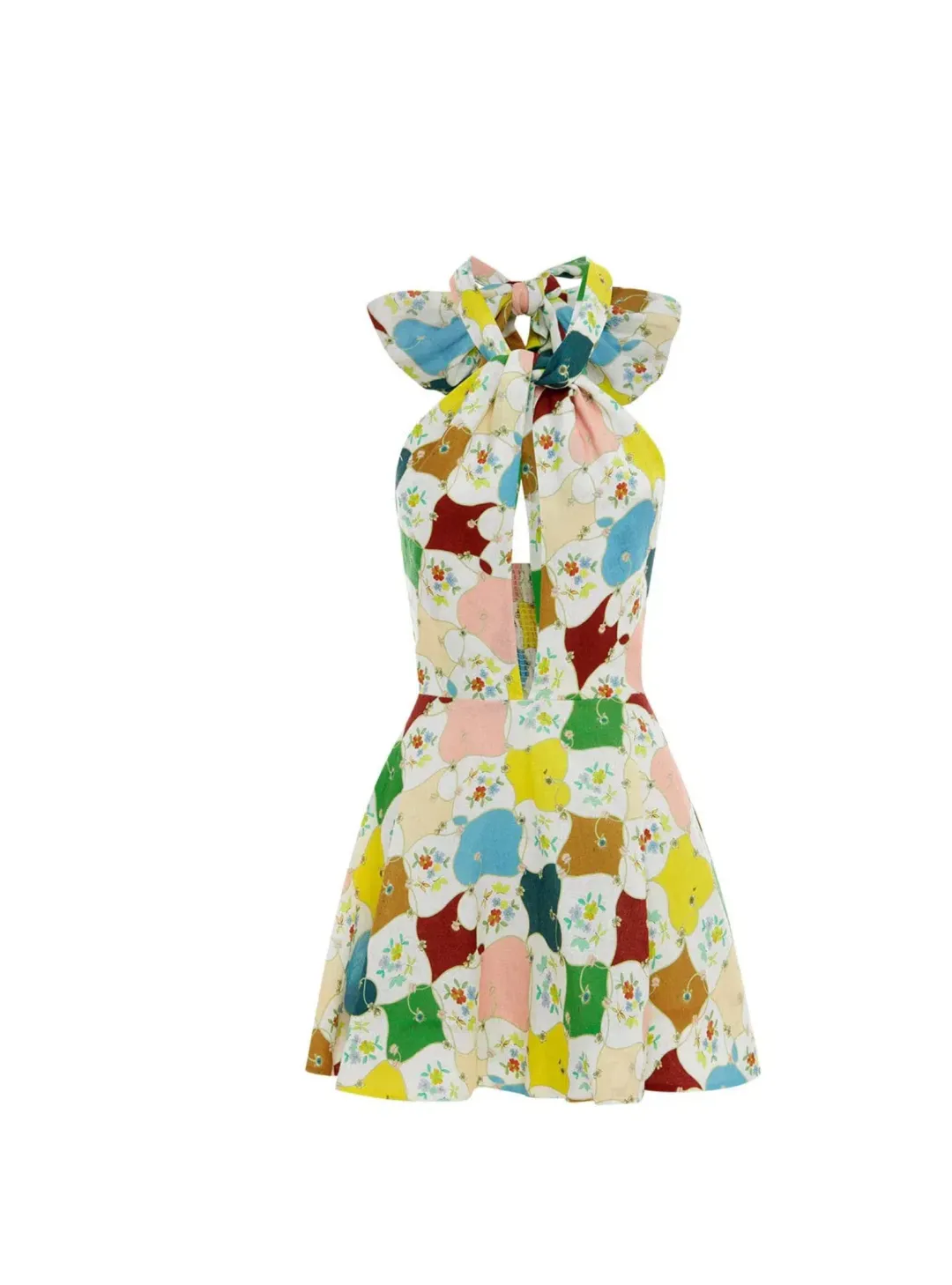 Alemais Everly Mini Dress in Multi Size AU 10 for rent on The Volte - main image