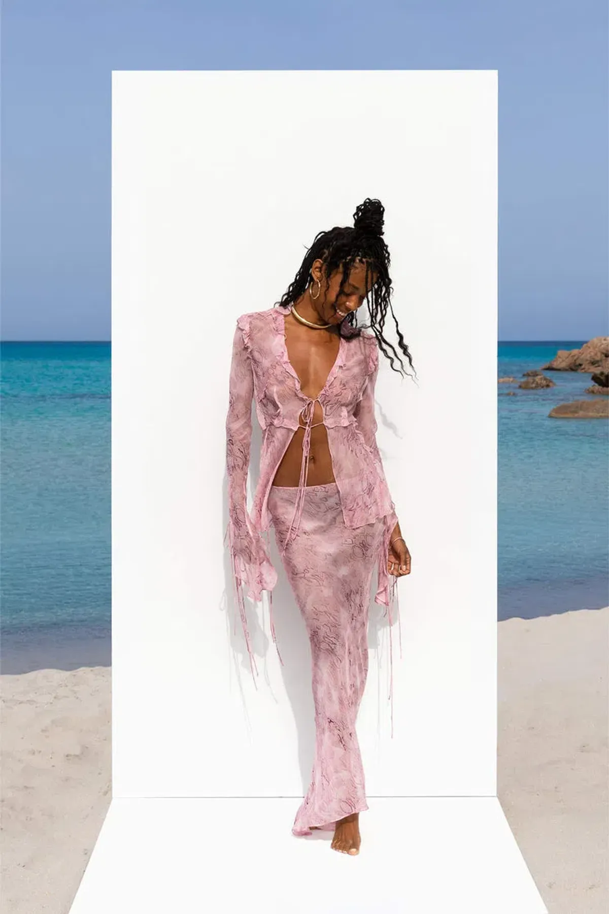 Rat & Boa Cobra Set in Pink Size L/ AU 12 - Image 1