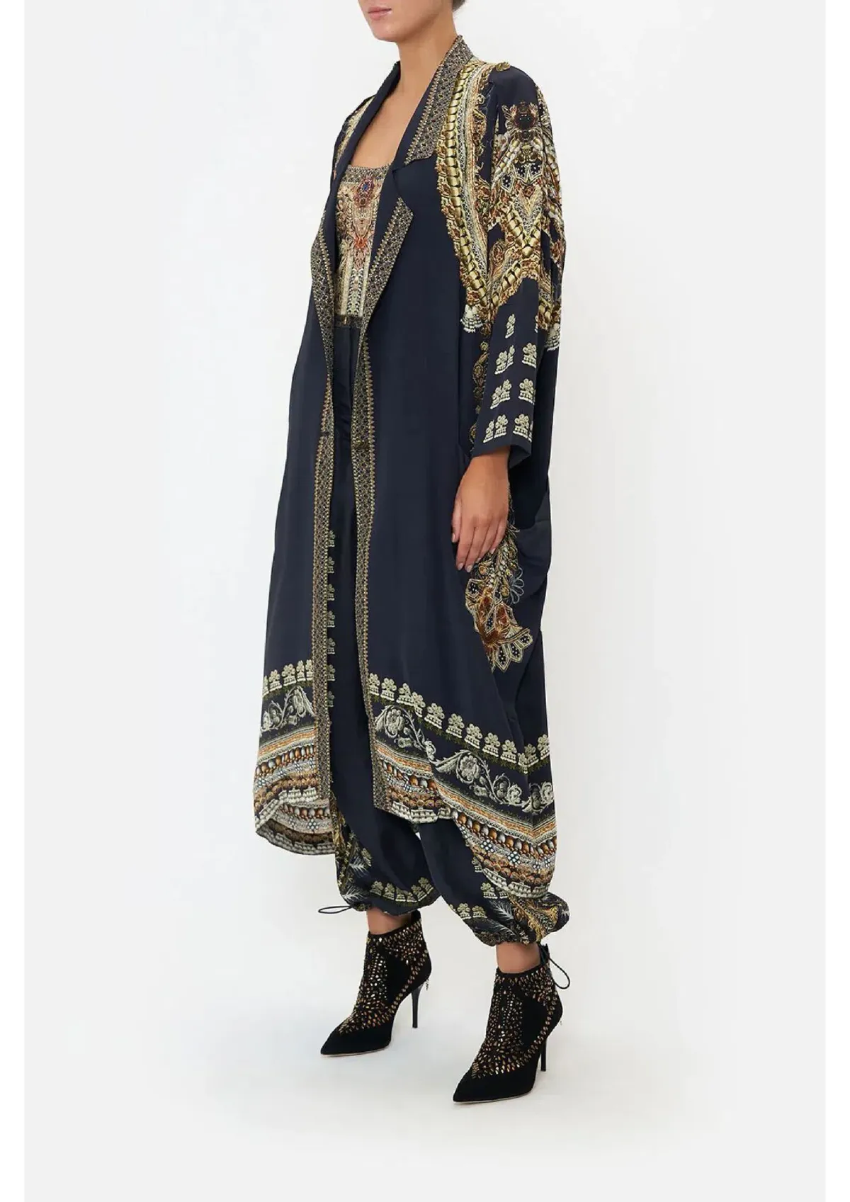 Camilla It's All Over Terero Relaxed Panel Coat Multi Size 12 - Image 3