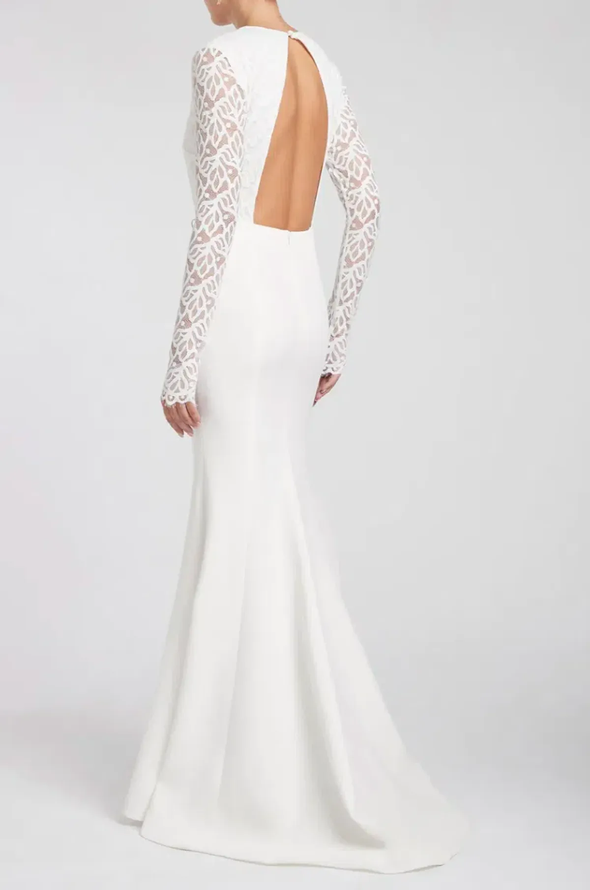 Rebecca Vallance Harper Gown Ivory Size AU 8 - Image 3